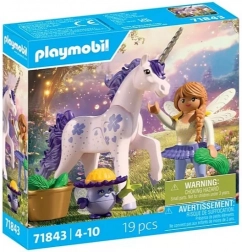 Coffret avec figurine Princess Magic Licorne Lucky Lavender avec fée