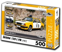 Puzzle Rétro-voitures Škoda 120 L VB (1987) – 500 pièces