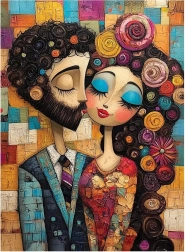 Puzzle Amour Innocent 1000 pièces ANATOLIAN