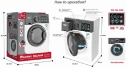 Lave-linge jouet moderne à piles pour enfants