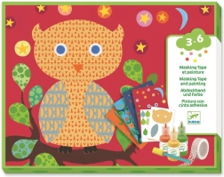 Peinture magique à l’éponge – animaux de la forêt