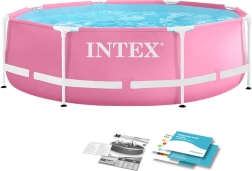 Piscine ronde pour enfants 244x76 cm rose INTEX