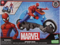 Marvel Spider-Man : moto avec figurine articulée