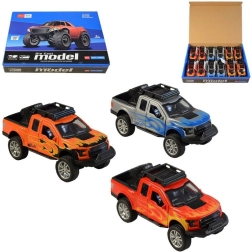 Voitures métalliques à rétrofriction - lot de 12 pièces