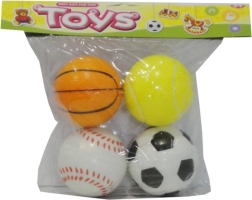 Ballons anti-stress moelleux – ensemble de motifs sportifs