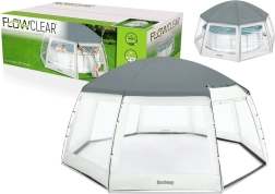 Tonnelle pour piscine 600 × 600 × 295 cm Bestway