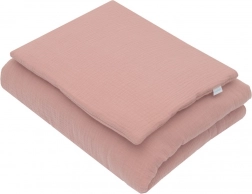 Ensemble en mousseline avec garnissage 70 × 80 cm rose New Baby