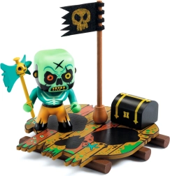 Djeco Arty Toys figurine pirate avec trésor