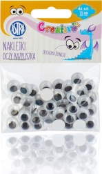 Yeux autocollants ASTRA CREATIVO – 10 mm