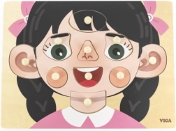 Puzzle encastrable en bois – fillette