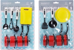 Set en plastique de vaisselle de cuisine pour enfants, 2 variantes