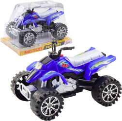 Quad tout-terrain pour enfants à remontage, bleu