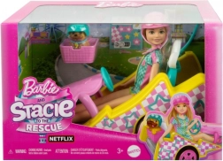 Poupée Barbie Stacie et voiture de film Gokart