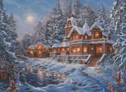 Puzzle Hiver magique 1000 pièces