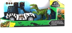 Set de dinosaures avec voiture