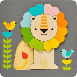 Puzzle en bois Lion de Petit Collage