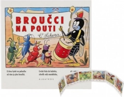 Livre accordéon Broučci à la foire 15,5 × 15 cm