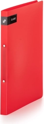 Classeur A4 à mécanisme à deux anneaux Classic rouge