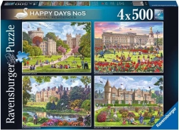 Puzzle Ravensburger Résidences Royales du Royaume-Uni 4x500 pièces