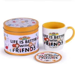 Coffret cadeau en métal Friends – Life is Better