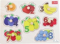 Puzzle en bois FRUITS – 8 pièces
