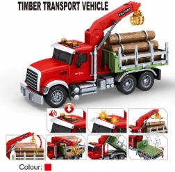camion grumier avec grue 1:14 avec lumières et sons