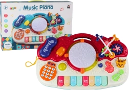 Piano musical éducatif avec tambour pour enfants