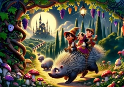 Puzzle Hérisson et ses amis 200 pièces