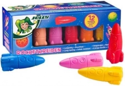 Rakety - crayons de cire 12 couleurs