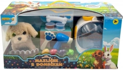 Animal interactif avec sons et mouvements avec set maison – chiot STEPPOS