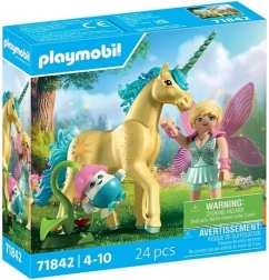 Playmobil Princess Magic Licorne Sunshine Blossom avec fée