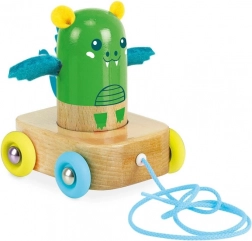 jouet à tirer et hochet dragon VILAC