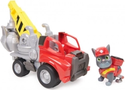 RUBBLE & CREW La grue à pince de Charger – véhicule de chantier avec figurine