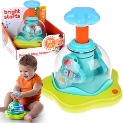 Toupie jouet colorée avec mélodies et lumières LED