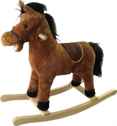 Cheval à bascule marron 71 × 28 × 65 cm