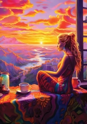Puzzle ART PUZZLE Vue bienheureuse 1000 pièces