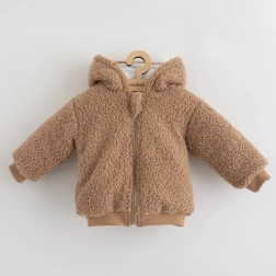 Sweat d’hiver pour bébé avec capuche et petites oreilles New Baby Teddy Winter 62 (3–6 mois)