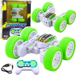 Voiture RC cascadeuse 360° 1:32 verte