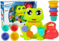 ensemble de jeux de bain cascade grenouille avec seaux