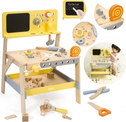 Atelier de travail en bois avec tableau 27 pcs CLASSIC WORLD