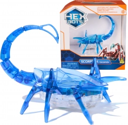 Hexbug Scorpion bleu – figurine sensori-motrice mobile avec lumière