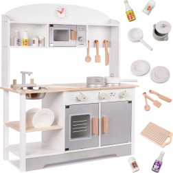 Cuisine en bois pour enfants avec accessoires, MDF, 82 cm