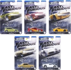 Hot Wheels Fast & Furious – coffret de 5 voitures Silver Series