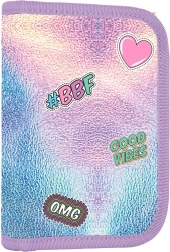 Trousse scolaire OXY GO Shiny, 1 étage avec 2 rabats, vide