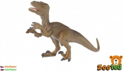 Figurine en plastique de vélociraptor 16 cm