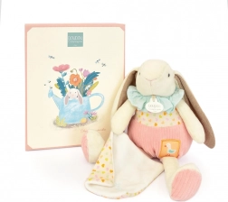 Coffret cadeau Lapin Ciboulette avec couverture 28 cm