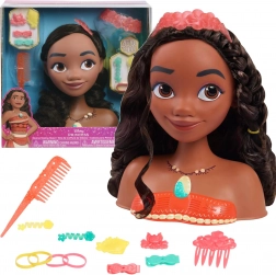 Tête à coiffer DISNEY MOANA (Vaiana) avec accessoires 14 pcs