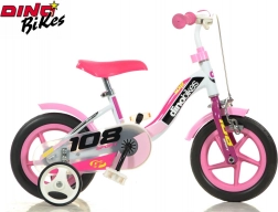 Vélo enfant 10" Dino Bikes Girl rose