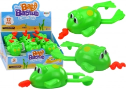 Jouet de bain à remontoir grenouille flottante – vert