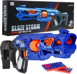 Blaster manuel pour enfants BLAZE STORM 8+ avec culasse et 20 projectiles en mousse